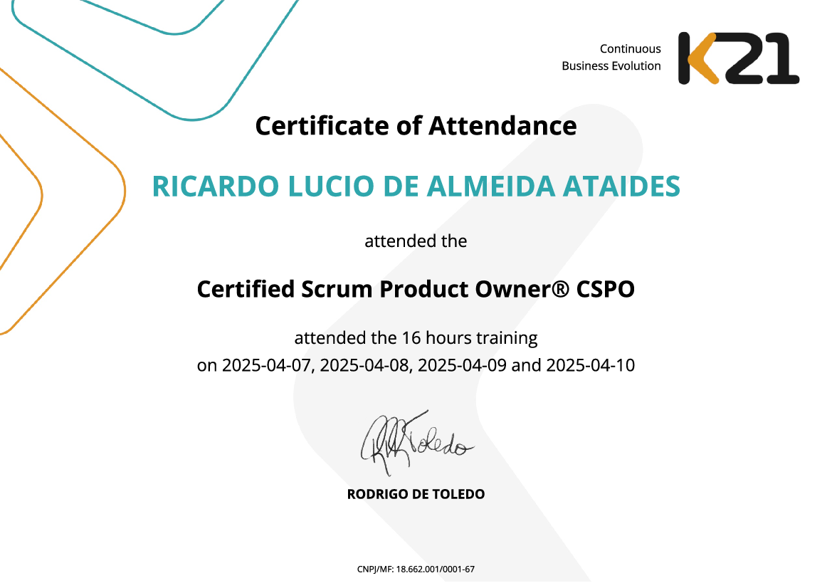Certificado K21
